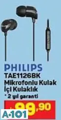 PHİLİPS MİKROFONLU KULAK İÇİ KULAKLIK PHİLİPS MİKROFONLU KULAK İÇİ KULAKLIK